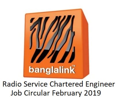 Banglalink Hiring: Radio Service Engineer Job Feb 2019