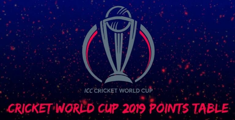 ICC Cricket World Cup 2019: Updated Points Table Today