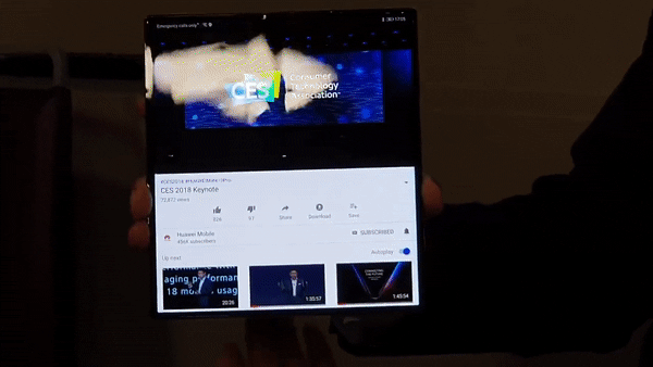 Huawei Mate X Foldable gif Photo