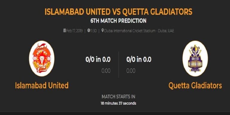 Islamabad vs Quetta: PSL 2019 Match 6 Preview & Updates