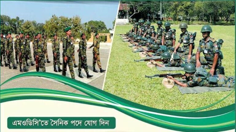 MODC Job Circular 2019: Apply Now for Army Sainik Posts