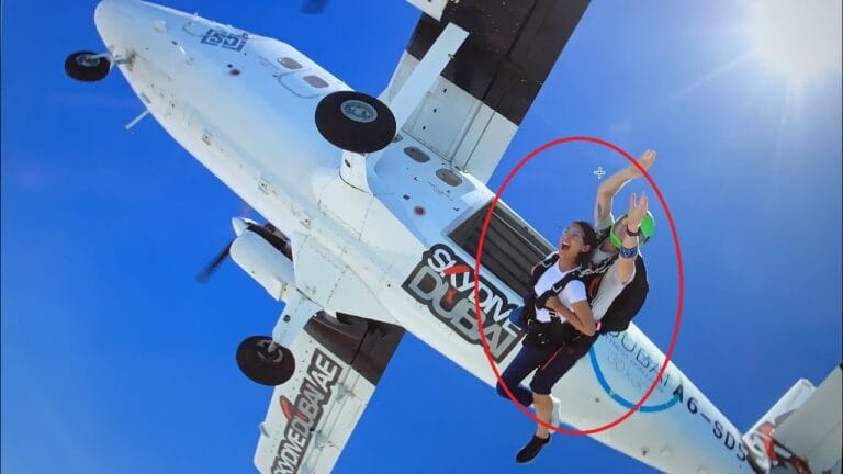Mehjabin Chowdhury's Thrilling Dubai Skydiving Adventure