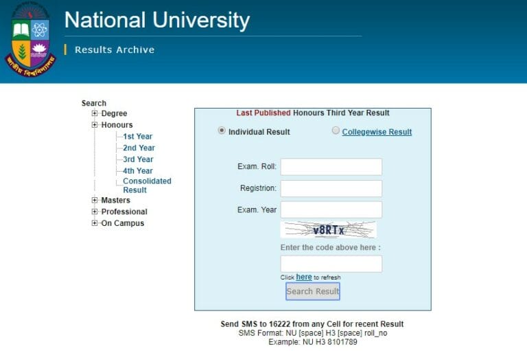 NU 3rd Year Result 2019: Check Online or via SMS Today