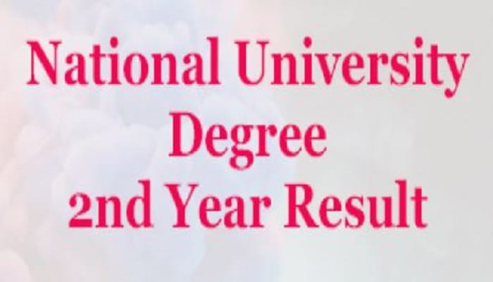 National University Degree 2nd Year Results 2017 Released