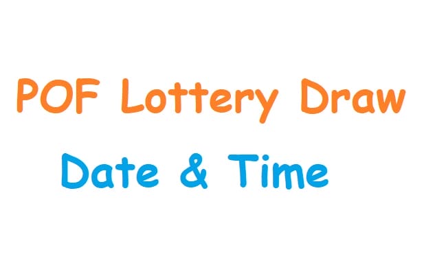 POF Lottery Results 2025 – Winners Announced