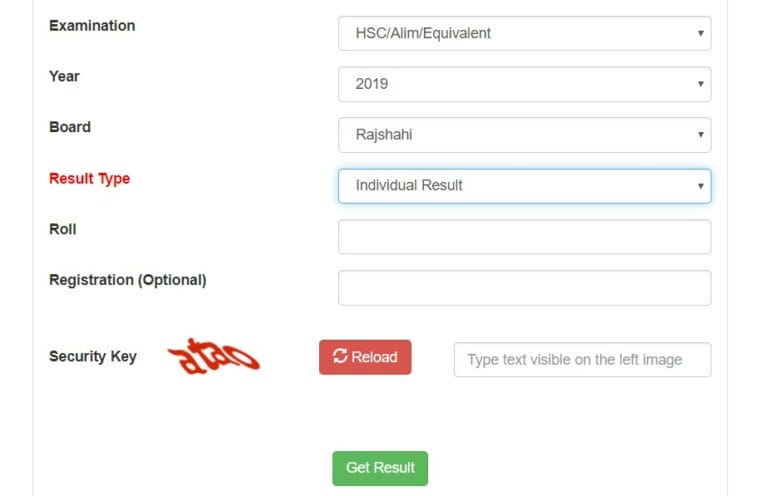 Check Rajshahi Board HSC Result 2019 Online with Marks