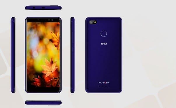 Affordable Symphony R40 Smartphone with Fingerprint Sensor