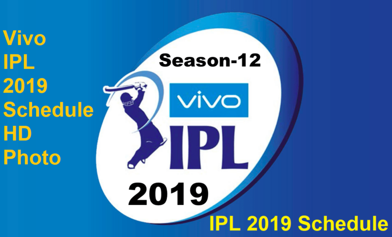 VIVO IPL 2019 Schedule: March 23 to April 5 Matches