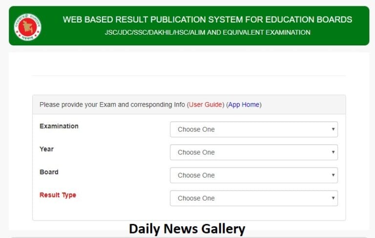 Check Bangladesh Board Exam Results Online 2023