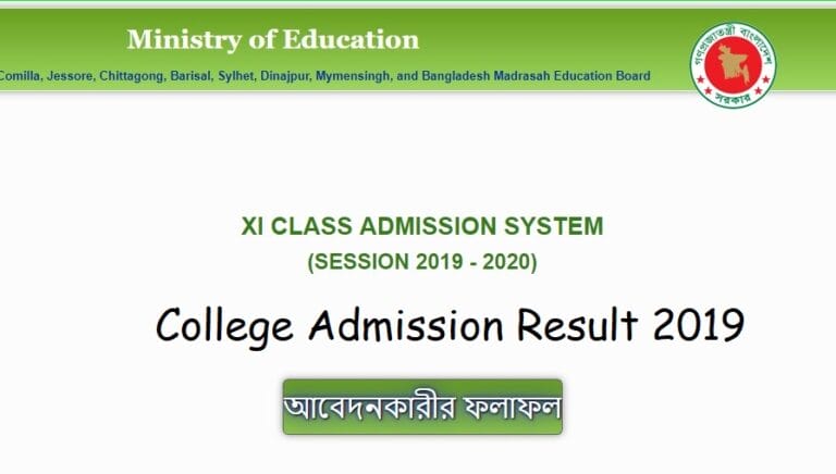 HSC Admission Result 2019: 1st Merit List Released