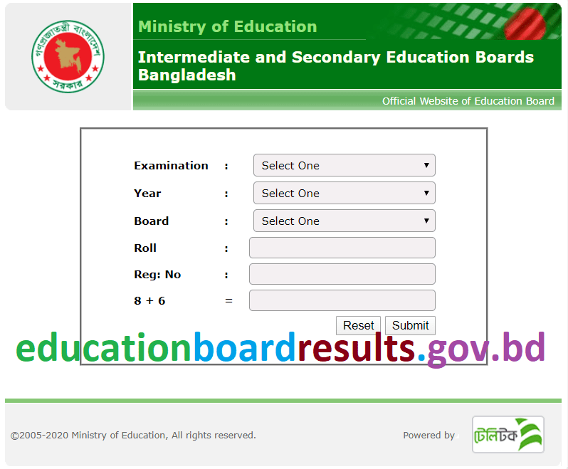 educationboardresults gov bd