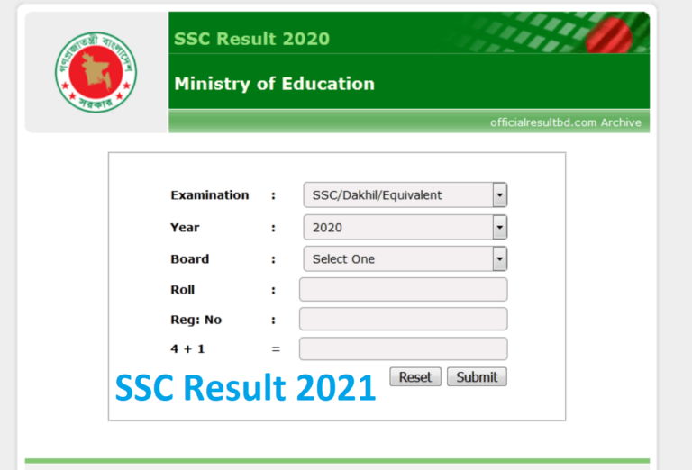 Bangladesh SSC Results and Book Distribution 2021 Released