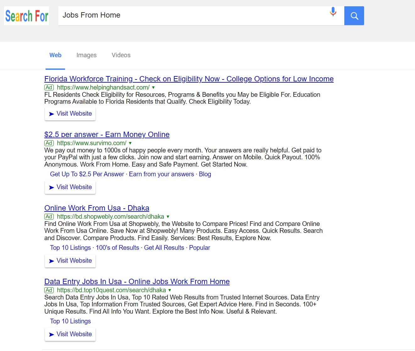  Search Arbitrage