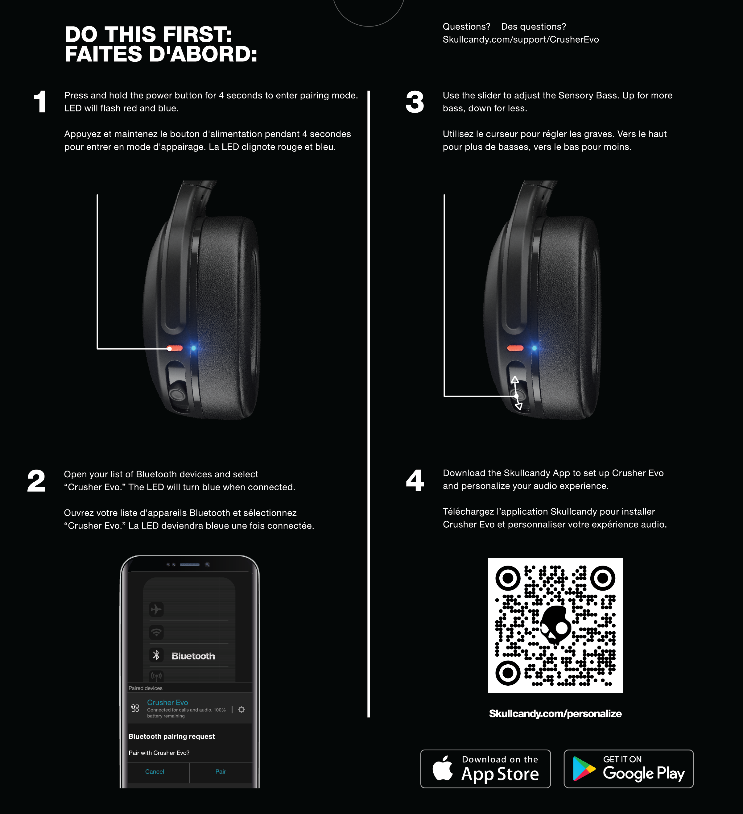 How to Connect Crusher Wireless Headphones?
