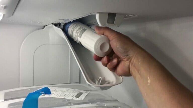How to Replace a French Door Fridge Water Filter