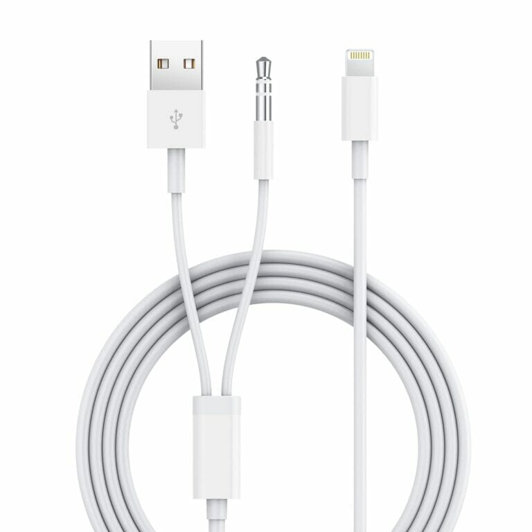 Enhance iPhone Sound: Versatile Aux Cord Solution