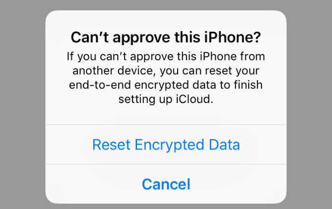 What Is Resetting Encrypted Data